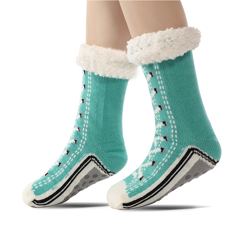 🔥Buy One Get One Free - Ultra-thick Cashmere Slipper Home Socks