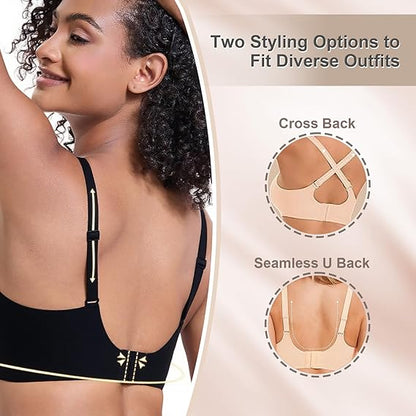 🔥Buy One Get One Free - Women‘s Comfortable Wireless Bras Push Up Seamless Bralettes