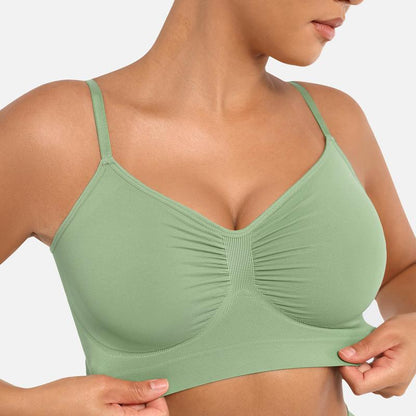 🔥Buy One Get One Free - Women's Wireless Sculpt Bra Comfort Bralettes No Underwire Unlined Cami Seamless Bra