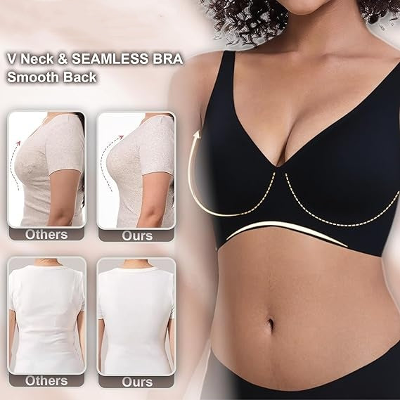 🔥Buy One Get One Free - Women‘s Comfortable Wireless Bras Push Up Seamless Bralettes
