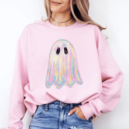 Halloween Sweatshirt - Shimmering Ghost