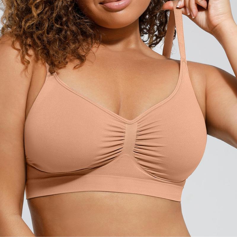 🔥Buy One Get One Free - Women's Wireless Sculpt Bra Comfort Bralettes No Underwire Unlined Cami Seamless Bra