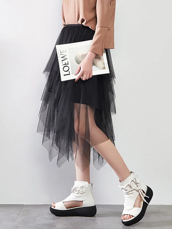 Casual Solid Color Hollow Out Fish Mouth Zip-up Platform Shoes