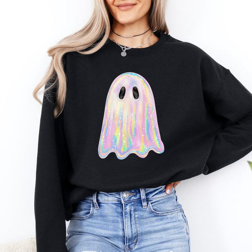 Halloween Sweatshirt - Shimmering Ghost