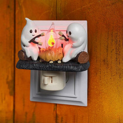 2025 New Ghost Campfire Flickering Nightlight