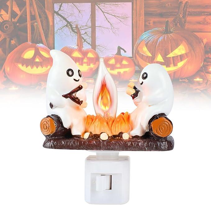 2025 New Ghost Campfire Flickering Nightlight
