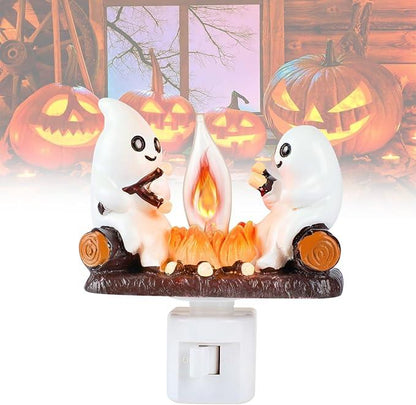 2025 New Ghost Campfire Flickering Nightlight