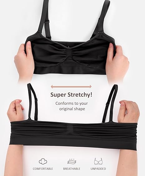 🔥Buy One Get One Free - Women's Wireless Sculpt Bra Comfort Bralettes No Underwire Unlined Cami Seamless Bra