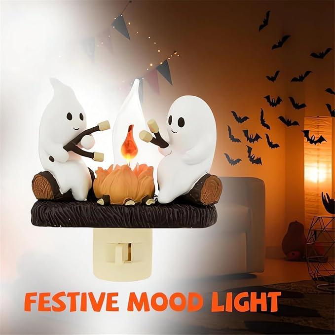 2025 New Ghost Campfire Flickering Nightlight