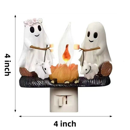 2025 New Ghost Campfire Flickering Nightlight