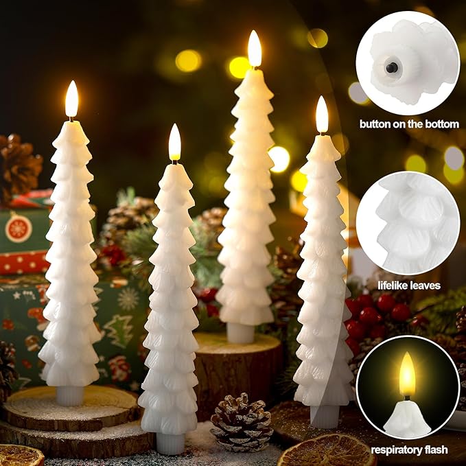 🔥Save 50% OFF - Funtery Flameless Taper Candles 🕯