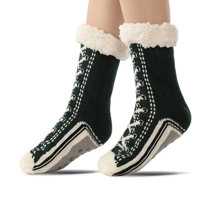 🔥Buy One Get One Free - Ultra-thick Cashmere Slipper Home Socks
