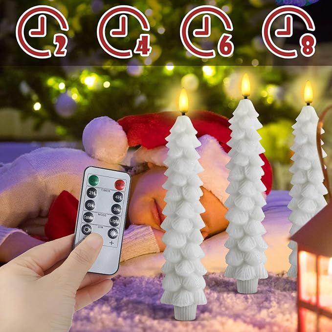 🔥Save 50% OFF - Funtery Flameless Taper Candles 🕯