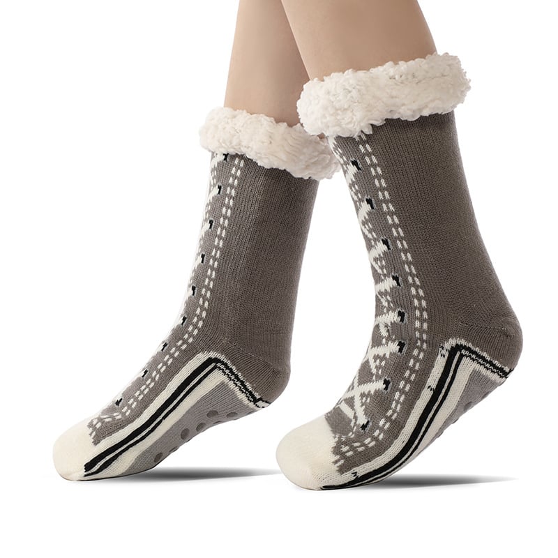 🔥Buy One Get One Free - Ultra-thick Cashmere Slipper Home Socks